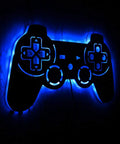 Gamer Neon Sign With 7 Color Changing Mirror LED Backlight Design Luminous Wall Sign For Game Room Decor shaped like game controller
