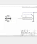 Technical drawing of Dual Clamp Gemstone Bonding Converter And Working Aligning Locator Jig with dimensions and specifications.