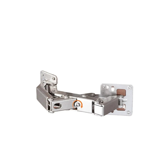 Two Pack Adjustable Angle Hydraulic Damper Hinge Soft Close Invisible Concealed Cabinet Hinges for beefy heavy duty furniture iron construction