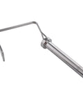 Locking safety coupler pin, 316 stainless steel, 1/2 in x 3.54 in, with U-shaped wire handle