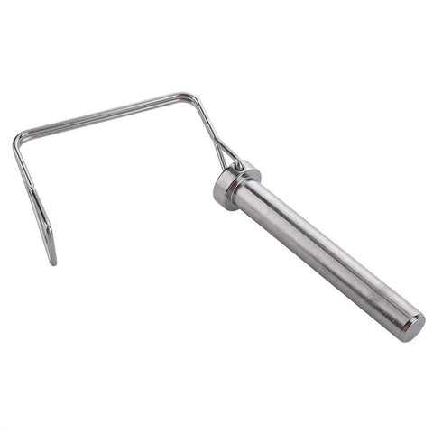 Locking safety coupler pin, 316 stainless steel, 1/2 in x 3.54 in, with U-shaped wire handle
