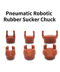 Industrial Vacuum Suction Cup Chuck Grabber With Rubber Sucker Pad Gripper Clamp, 6 rubber suction cups for pneumatic systems