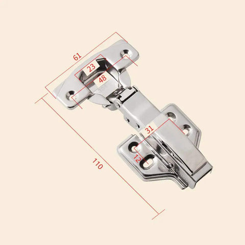 Two Piece 110 Degree Frameless Cabinet Door Concealed Hinges With Soft Close Damper 304 Stainless Steel Inset Mounting Screws Included Built Different Smooth As Butter Hydraulic Action Gonna Fit Just Right Every Time