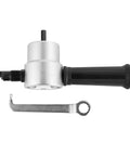 Fabater Dual Head Metal Nibbler Saw Cutter For Electric Drill with black handle and wrench for metal cutting tasks.