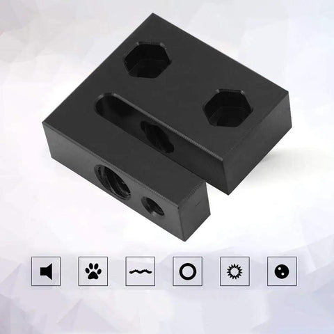 Anti Backlash T8 Lead Screw Nut Block for 3D Printer and CNC Machines 8mm Diameter Nut T Type Nut Holder Durable Plastic