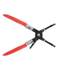 Premium One-Hand Soldering Pliers With Easy Grip Handle For Auto Wire Welding Clamps, heavy-duty steel design, ideal for automotive repairs.