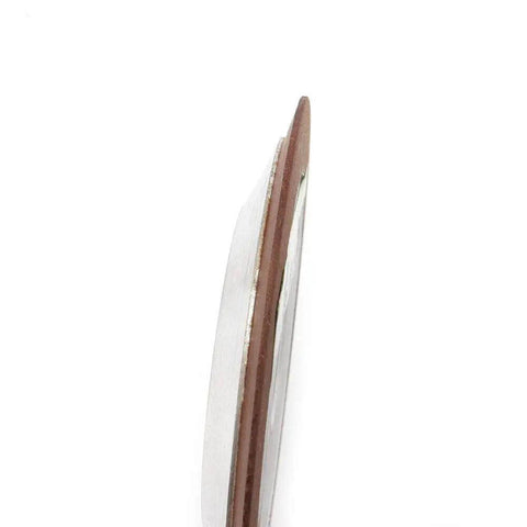Side view of 80mm Diamond Grinding Wheel Sharpener for Carbide Cutters and Metal Milling Tools Pro Grade Disc with Grit 150 and 16mm Shaft