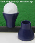 Golf ball pick-up suction cup from Six Piece Golf Ball Retriever Putter Picker Set With Suction Cup Grip And Pick Up Tool