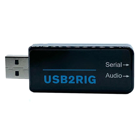 Compact USB Ham Radio Audio Interface With PTT Control For Yaesu And ICOM, Audio2RIG Connector With Isolation Transformer