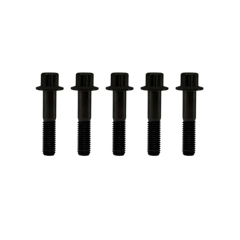 Titanium Split Rim Bolts M7x32mm For 3pc And 2pc Wheels Black High Strength Lightweight Fasteners For Performance Cars