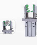 Compact Pneumatic Finger Cylinder Fixture Mini Parallel Gripper For Mechanical Arm Clamp MHZL2-16D Size 1 A Handy Precision Tool