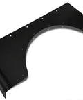 Heavy Duty Corner Guards For 1987 1995 Jeep Wrangler YJ with textured black powder coat steel construction, top view angle.