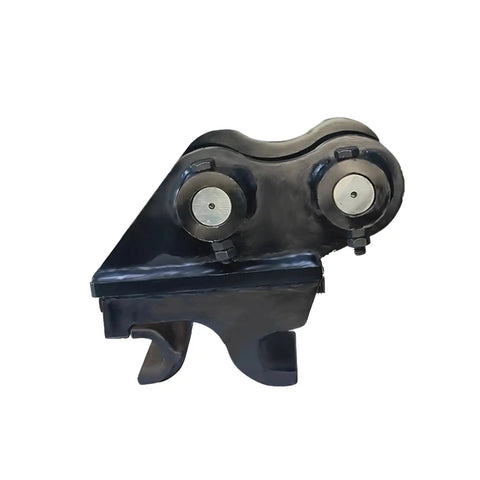 Universal Quick Coupler For Mini Excavators Up To 3 Tons With 25x160mm Pin Size Easy Buckets And Attachments Swap Compatible With Typhon And Other Brands Durable Steel Build For Fast No Fuss Attachment Changes side view