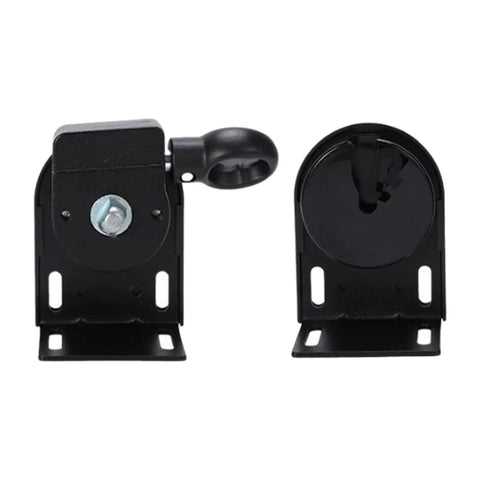 Exterior Sun Shade Mounting Brackets Cordless Crank Kit For Universal Roller Shade Installation Outdoor Indoor Aluminum Alloy Durable Black Ideal For Curtain Accessories Backyard Deck Patio No Hassle Setup
