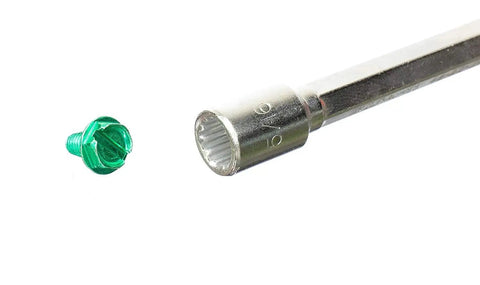 Heavy Duty 10 32 Self Tapping Ground Screws In Green With Hex And Flat Head Options Built From Corrosion Resistant Stainless Steel