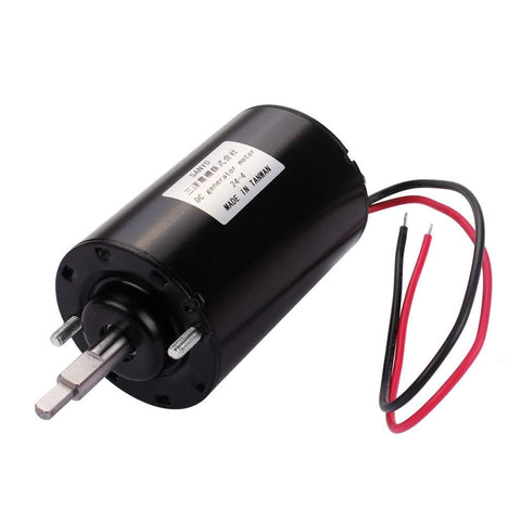 Compact Wind Turbine Generator 36W 40W 12 to 24V DC Permanent Magnet Motor Dual Purpose Four Gear System Low Noise Lightweight.