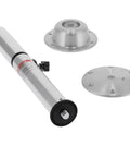 Height Adjustable Table Pedestal Legs Kit For RVs And Yachts Retractable Workbench Base Aluminum Silver 22 To 28 Inches 4 Pieces