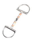Stainless Steel Dee Bit Snaffle Horse Bit With Copper Roller For A Smooth Comfy Ride And Solid Control 5 Inch Mouth