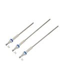 3 Pack Boiler Steam Probe SP0001820 For Breville Espresso Machines BES900 BES920 BES980 BES990 Replacement Part, stainless steel and ceramic.