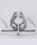 Space Saving Lift Up Cabinet Hinge System For Kitchen Doors, Flap Up Support That Reduces Front To Back Depth And Adds Space Saver