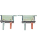 Built Tough Auto Reset Circuit Breaker 50 Amp 12V 24V Stud Bolt Mount showing two stud mount breakers with markings.