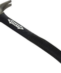 Titanium Hammer With Milled Face And Curved Poly Fiberglass Handle 12 Ounce 16 Inch Length Magnetic Nail Set Ergonomic Thumb Divot