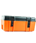 Orange box with Two Pack Rubber Over Center Latch For Electrical Cabinets Flexible Draw Lock With Concealed Keeper