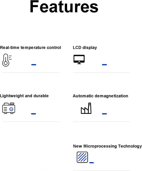 Features of Heavy Lifter Induction Bearing Heater including real-time temperature control and automatic demagnetization.