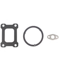 BTS-ISXTB622 turbo gasket kit: rectangular gasket, circular seal ring, and small oval flange gasket (3-piece set)