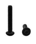 Titanium M2x14mm Button Head Socket Cap Screws ISO 7380 Hex Black GR2 Dope 10 Pack For RC Cars Drones 3D Printing And DIY Projects