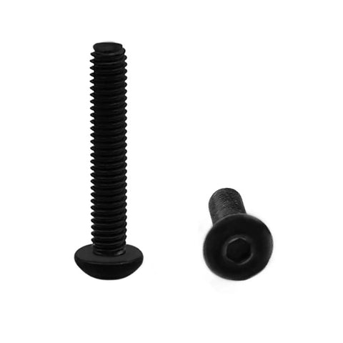 Titanium M2x14mm Button Head Socket Cap Screws ISO 7380 Hex Black GR2 Dope 10 Pack For RC Cars Drones 3D Printing And DIY Projects