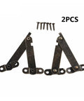 Rotating Concealed Cabinet Hinges 61mm Hidden Door Hardware 2 Pack with screws, heavy duty load bearing, smooth pivot