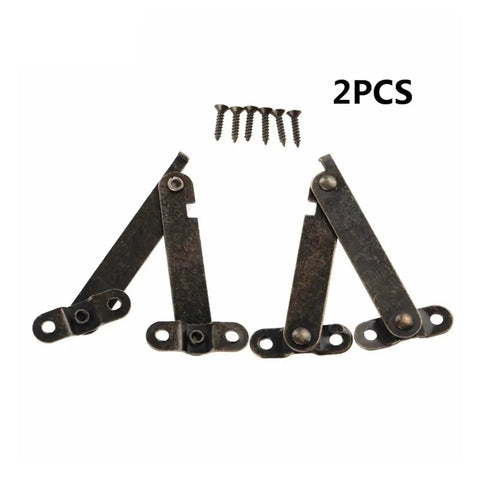 Rotating Concealed Cabinet Hinges 61mm Hidden Door Hardware 2 Pack with screws, heavy duty load bearing, smooth pivot