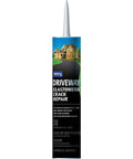Front view of Premium Elastomeric Blacktop Driveway Crack Repair tube for cracks in asphalt surfaces, weather resistant.