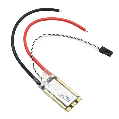 Beefy 70A BLHeli 32 32 Bit Brushless ESC For 3 To 6S RC Planes FPV DIY Parts With Built In Current Meter Telemetry Sensor OSD Ready