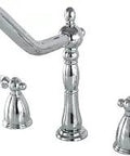 Built To Last 8 To 16 Inch Widespread Kitchen Faucet With 8.25 Inch Spout Reach, Solid Brass Body, Duraseal Washerless Cartridge, Chrome Finish