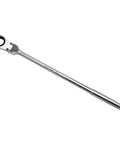 Go-To Extra Long 18 Inch 100 Tooth Half Inch Drive Flex Head Ratchet Wrench For Nano Style Impact Sockets, Low Profile 1.10 Inch Height