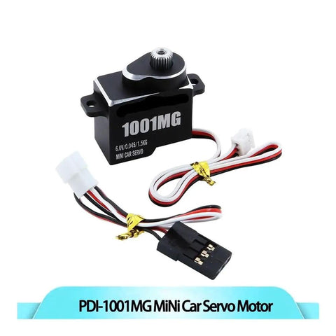 Rock Solid Digital Mini Servo Driven By Brushless Motor Tech With Hella Accurate 1.5 Kg Torque For Rc Cars Helicopters And Tracked Rides Straight Drop In Upgrade Kit, PDI-1001MG unit