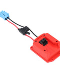 18V Battery Adapter For Peg Perego Ride On Toys With 48 11 1828 M18 Wheel Adapter and blue Wiring Harness Connector