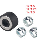 Heavy Duty Wheel Stud Installer Kit For Cars And Trucks With 3 Hub Nuts To Replace Broken Tire Bolts M12x1 25 M12x1 5 M14x1 5 Fast Fix For Most Vehicles, steel install tool and nuts