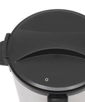 Top view of Commercial Electric Hot Water Dispenser 2200W Stainless Steel Boiler, lid closed, 3.4 Gal Capacity