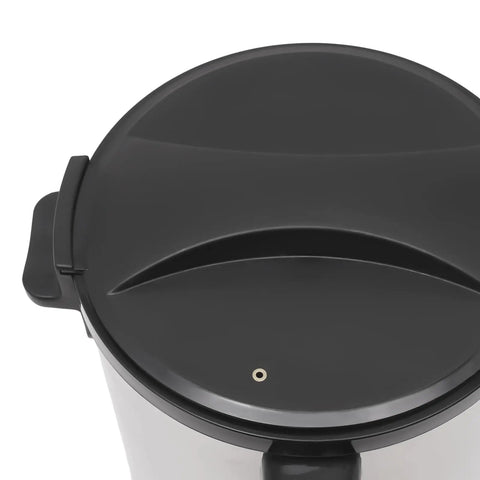 Top view of Commercial Electric Hot Water Dispenser 2200W Stainless Steel Boiler, lid closed, 3.4 Gal Capacity