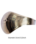 Foil And Epee Hand Guard Replacement Plate For Competition, Lightweight 13cm Hand Protector Pad, Gold Finish