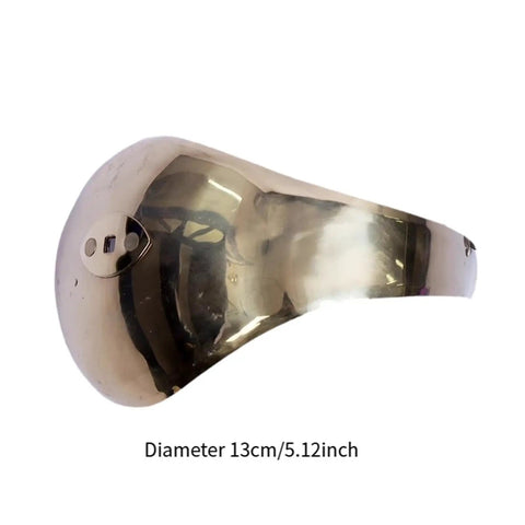 Foil And Epee Hand Guard Replacement Plate For Competition, Lightweight 13cm Hand Protector Pad, Gold Finish
