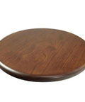 12 Inch Solid Cherry Wood Lazy Susan 360 Degree Turntable For Kitchen And Dining Countertop