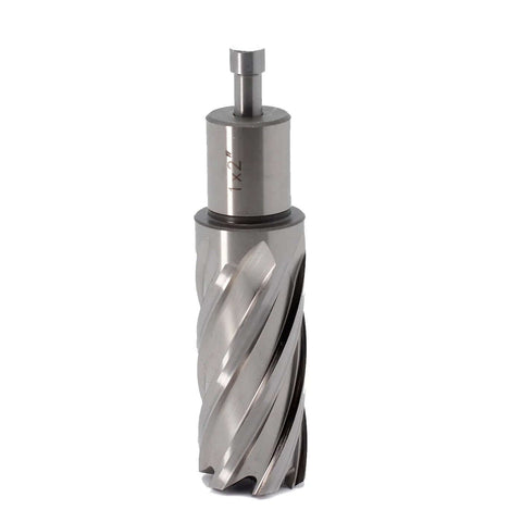 Oscarbide 1x2 annular cutter with 3/4 in Weldon shank; 1 in cutting diameter, 2 in depth for magnetic drill press