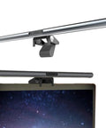 Screenbar LED Monitor Light For Reading And Gaming USB Powered Dope Backlit Desk Lamp attached to monitor