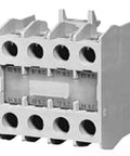 C320KGT15 NEMA Auxiliary Contact For NEMA Starters Top Mount 2 NO 2 NC Contacts Black Industrial Control Relay Block