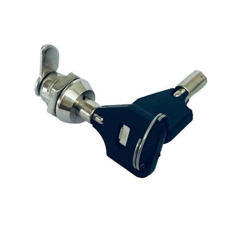 Tubular Cam Lock For Small Gift Boxes And Cabinets, Non Key Retaining, Reversible Stop Cam, Waterproof And Rustproof Metal