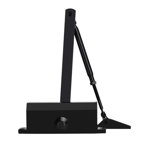 Hydraulic Door Closer With No Slam Soft Close Adjustable Speed Quiet Operation And Durable Hardware For Cabinets And Wardrobes